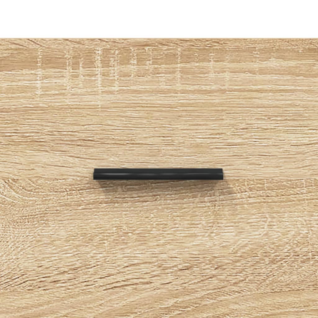 vægskab 100x36,5x35 cm konstrueret træ sonoma-eg