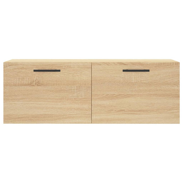 vægskab 100x36,5x35 cm konstrueret træ sonoma-eg