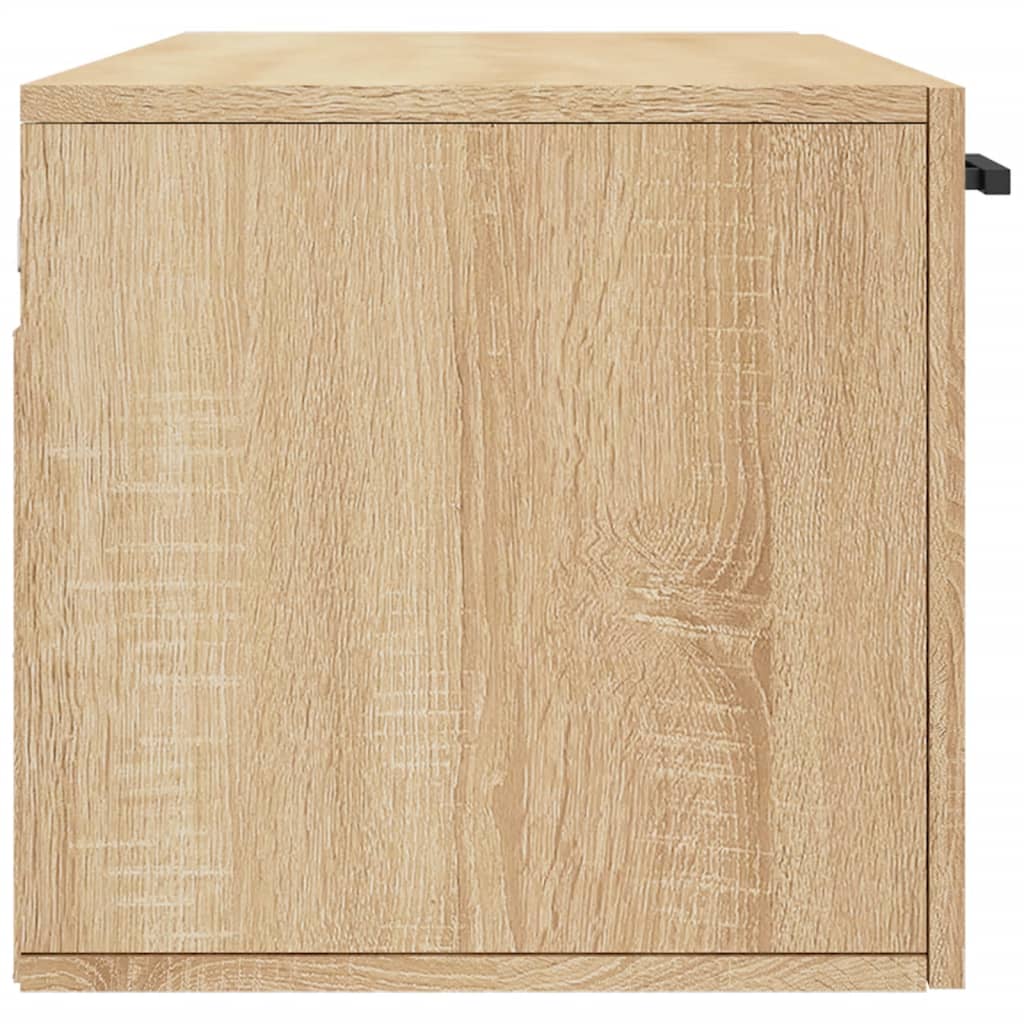 vægskab 100x36,5x35 cm konstrueret træ sonoma-eg