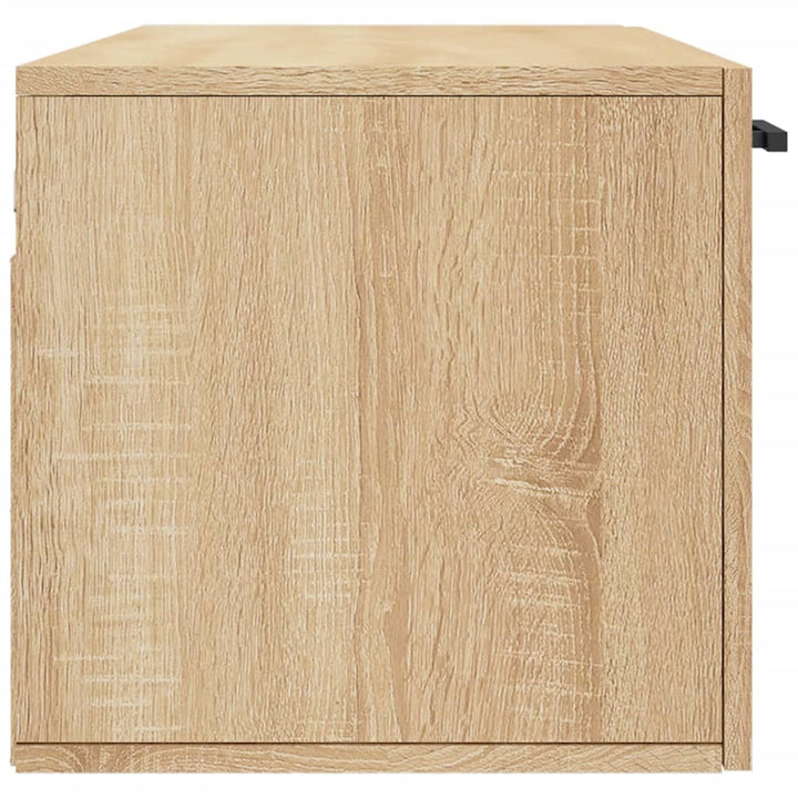 vægskab 100x36,5x35 cm konstrueret træ sonoma-eg