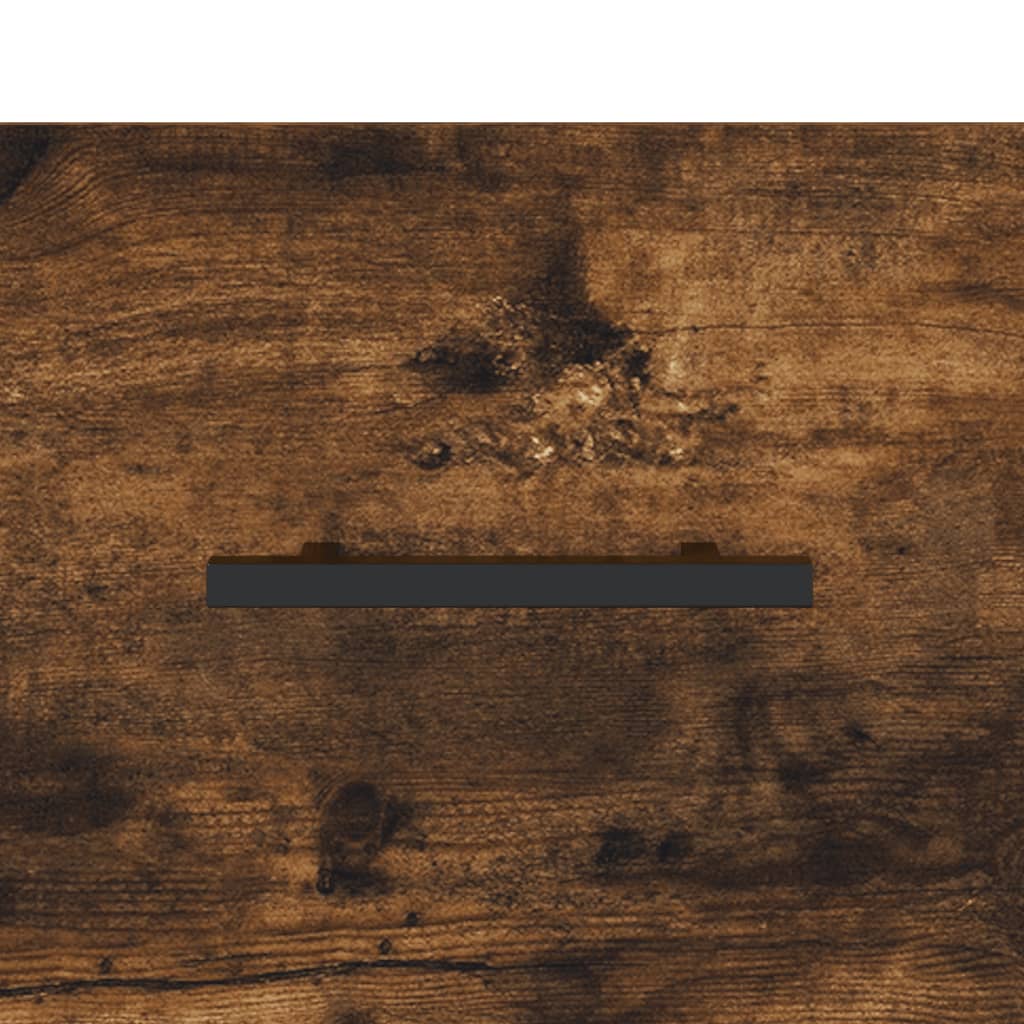 vægskab 100x36,5x35 cm konstrueret træ røget sonoma-eg