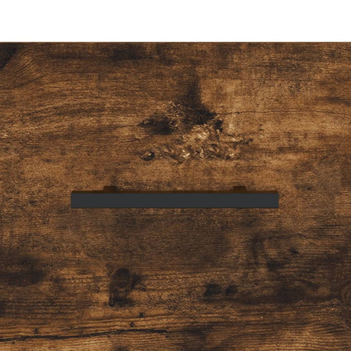 vægskab 100x36,5x35 cm konstrueret træ røget sonoma-eg