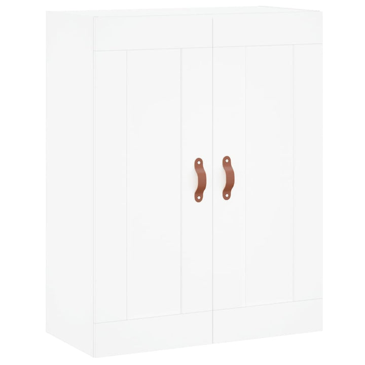 vægskab 69,5x34x90 cm konstrueret træ hvid