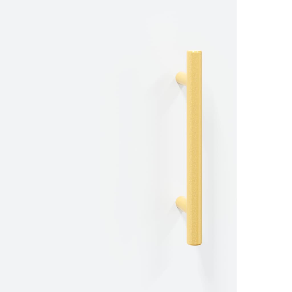 vægskab 69,5x34x90 cm konstrueret træ hvid
