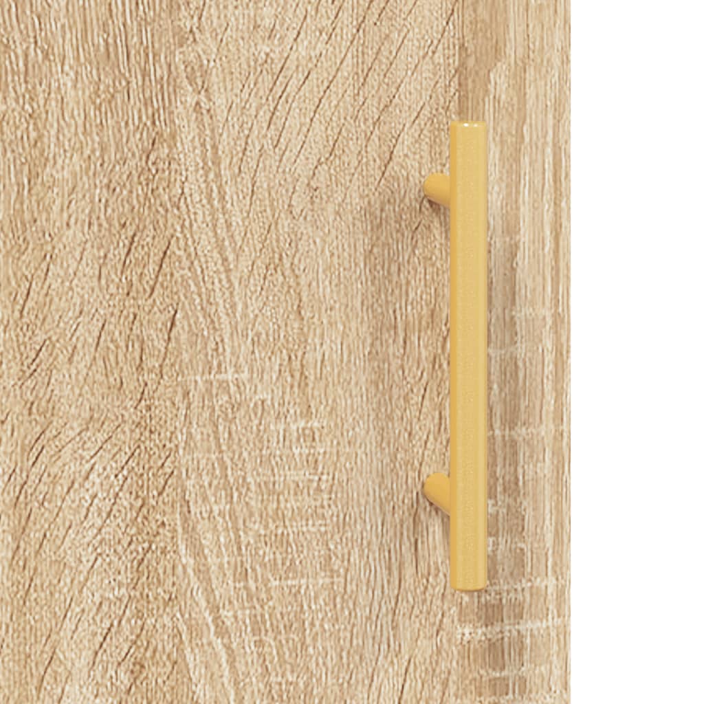 vægskab 69,5x34x90 cm konstrueret træ sonoma-eg