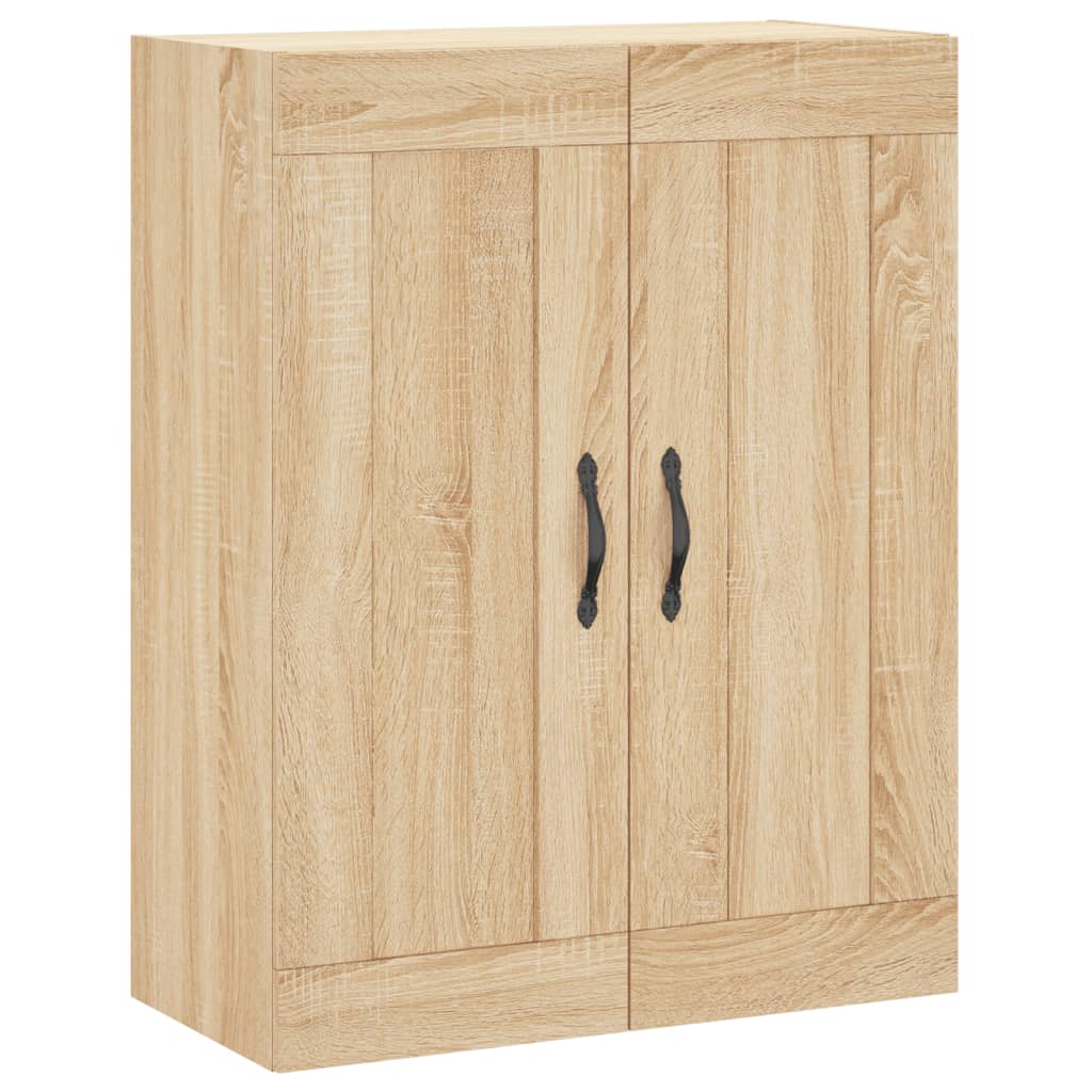 vægskab 69,5x34x90 cm konstrueret træ sonoma-eg