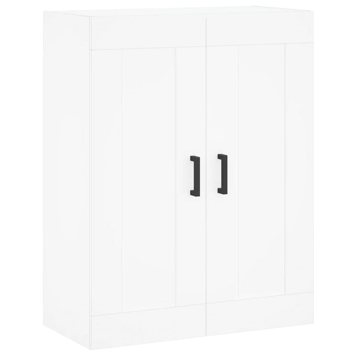 vægskab 69,5x34x90 cm konstrueret træ hvid