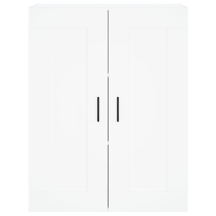 vægskab 69,5x34x90 cm konstrueret træ hvid