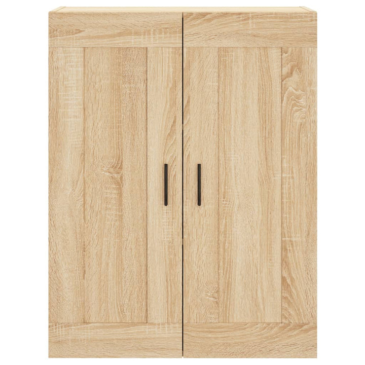 vægskab 69,5x34x90 cm konstrueret træ sonoma-eg