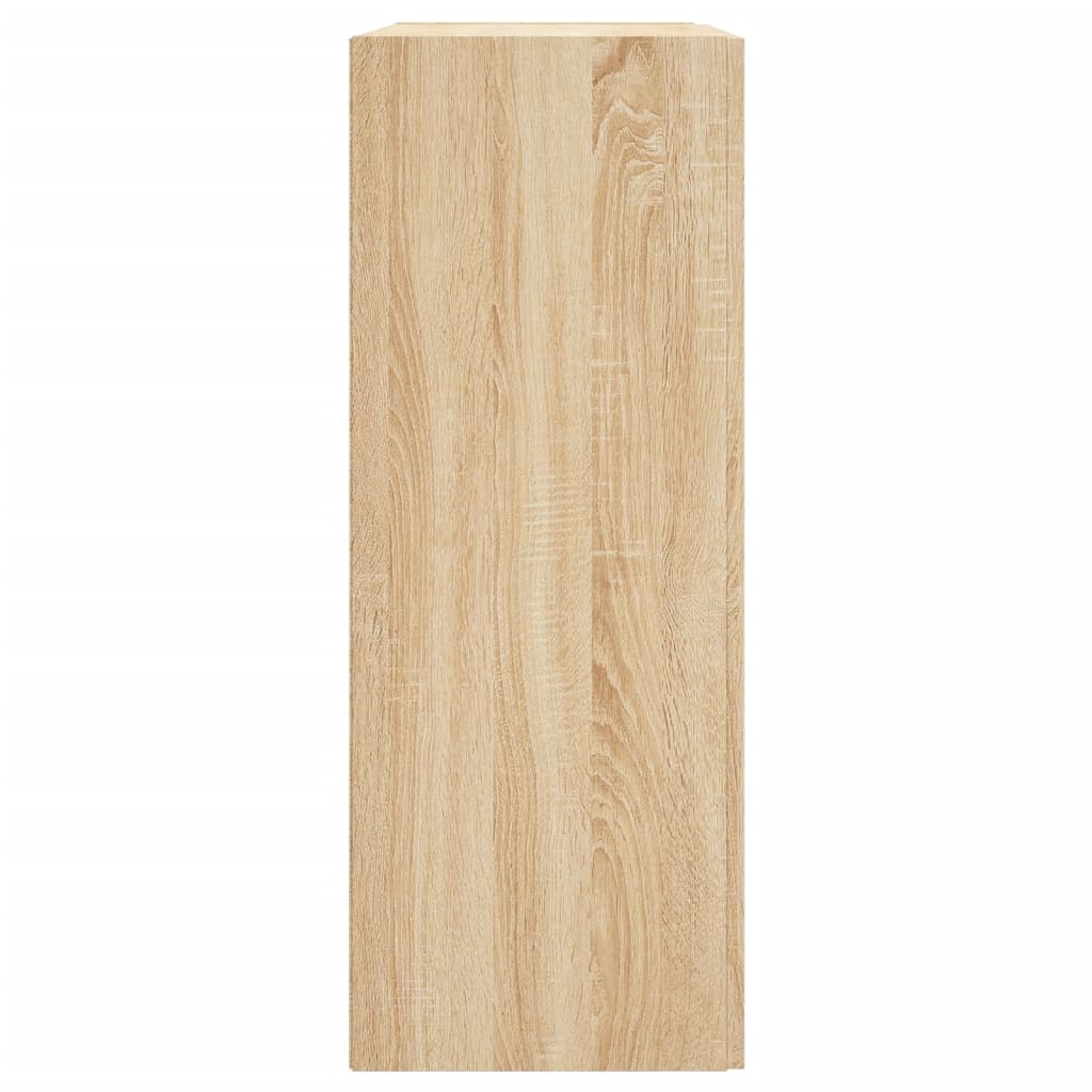 vægskab 69,5x34x90 cm konstrueret træ sonoma-eg