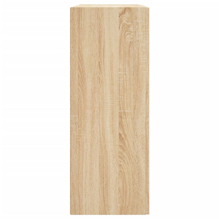 vægskab 69,5x34x90 cm konstrueret træ sonoma-eg