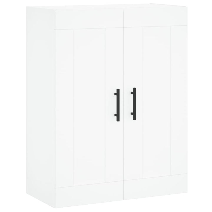 vægskab 69,5x34x90 cm konstrueret træ hvid