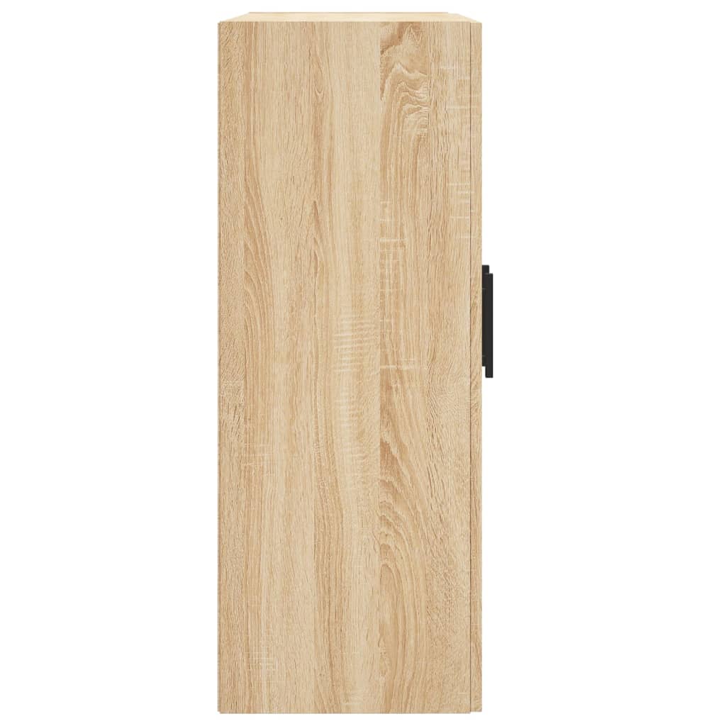 vægskab 69,5x34x90 cm konstrueret træ sonoma-eg