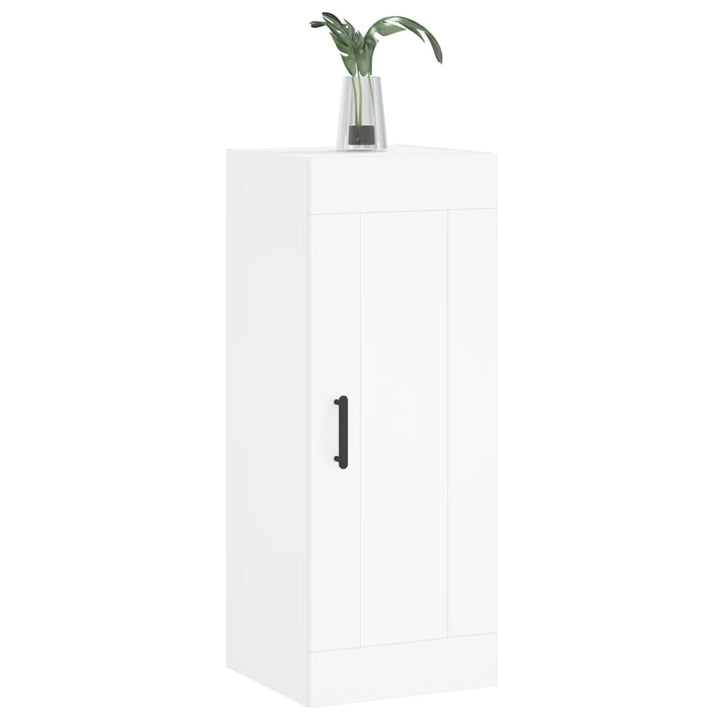 vægskab 34,5x34x90 cm konstrueret træ hvid