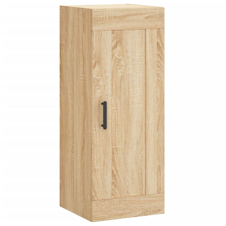 vægskab 34,5x34x90 cm konstrueret træ sonoma-eg