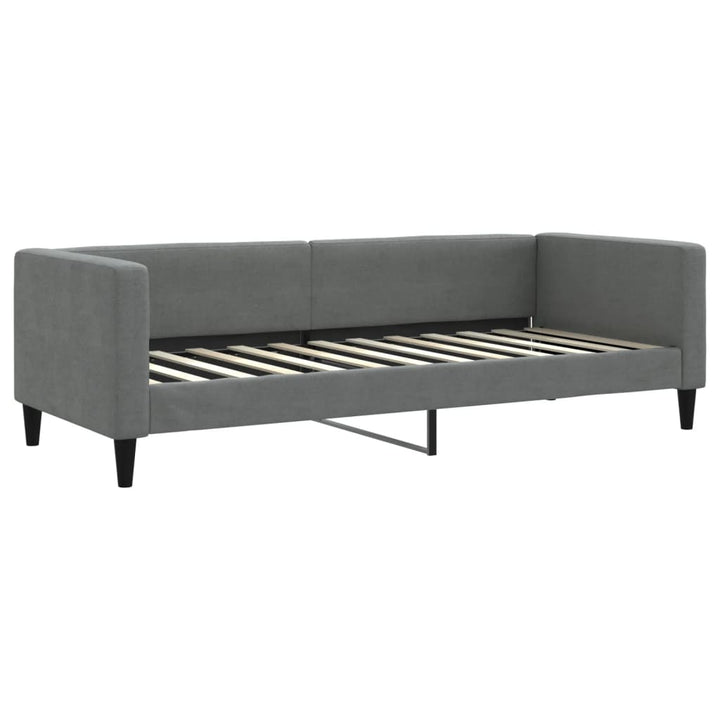 daybed 80x200 cm stof mørkegrå