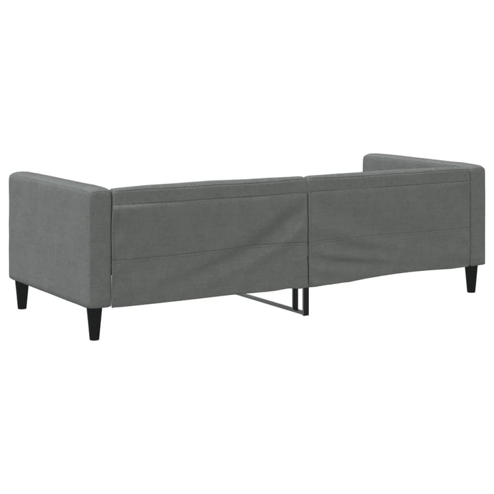 daybed 80x200 cm stof mørkegrå