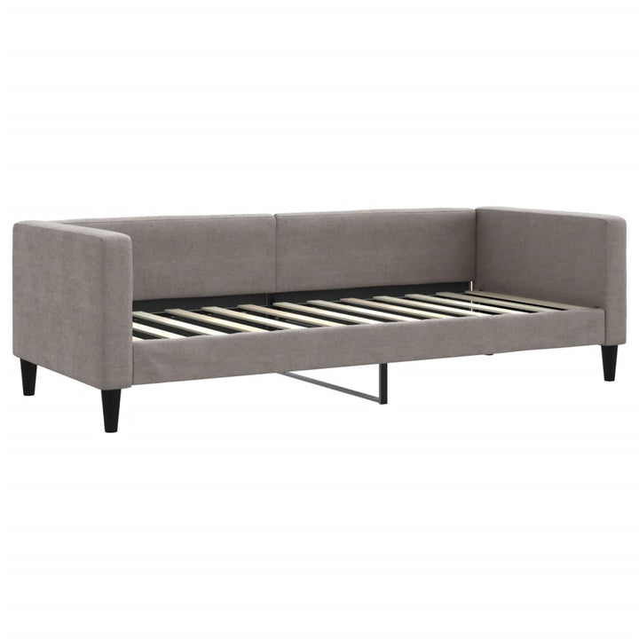 daybed 80x200 cm stof gråbrun