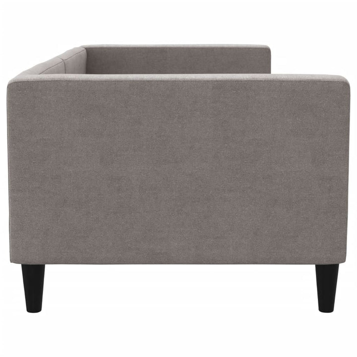 daybed 80x200 cm stof gråbrun