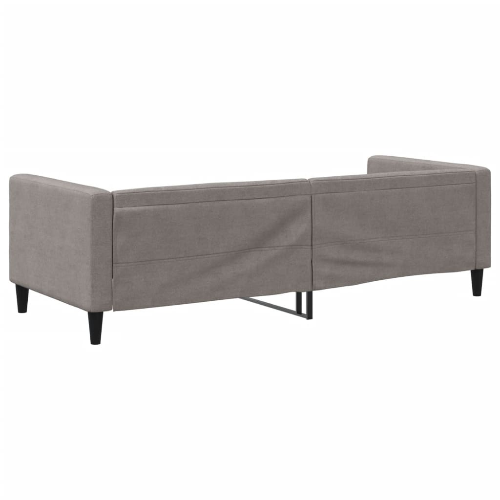 daybed 80x200 cm stof gråbrun