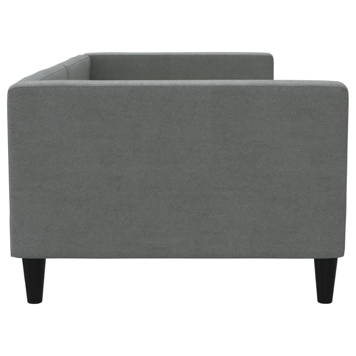 daybed 90x200 cm stof mørkegrå