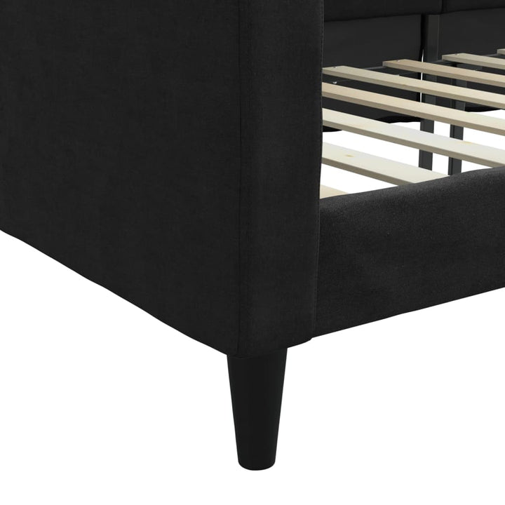 daybed 90x200 cm stof sort