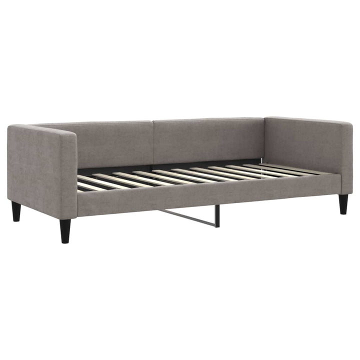 daybed 90x200 cm stof gråbrun
