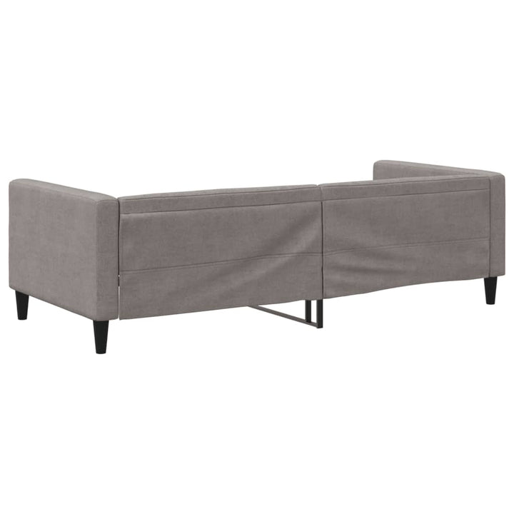 daybed 90x200 cm stof gråbrun