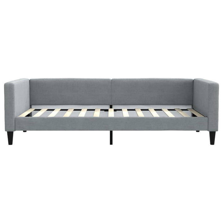 daybed 100x200 cm stof lysegrå