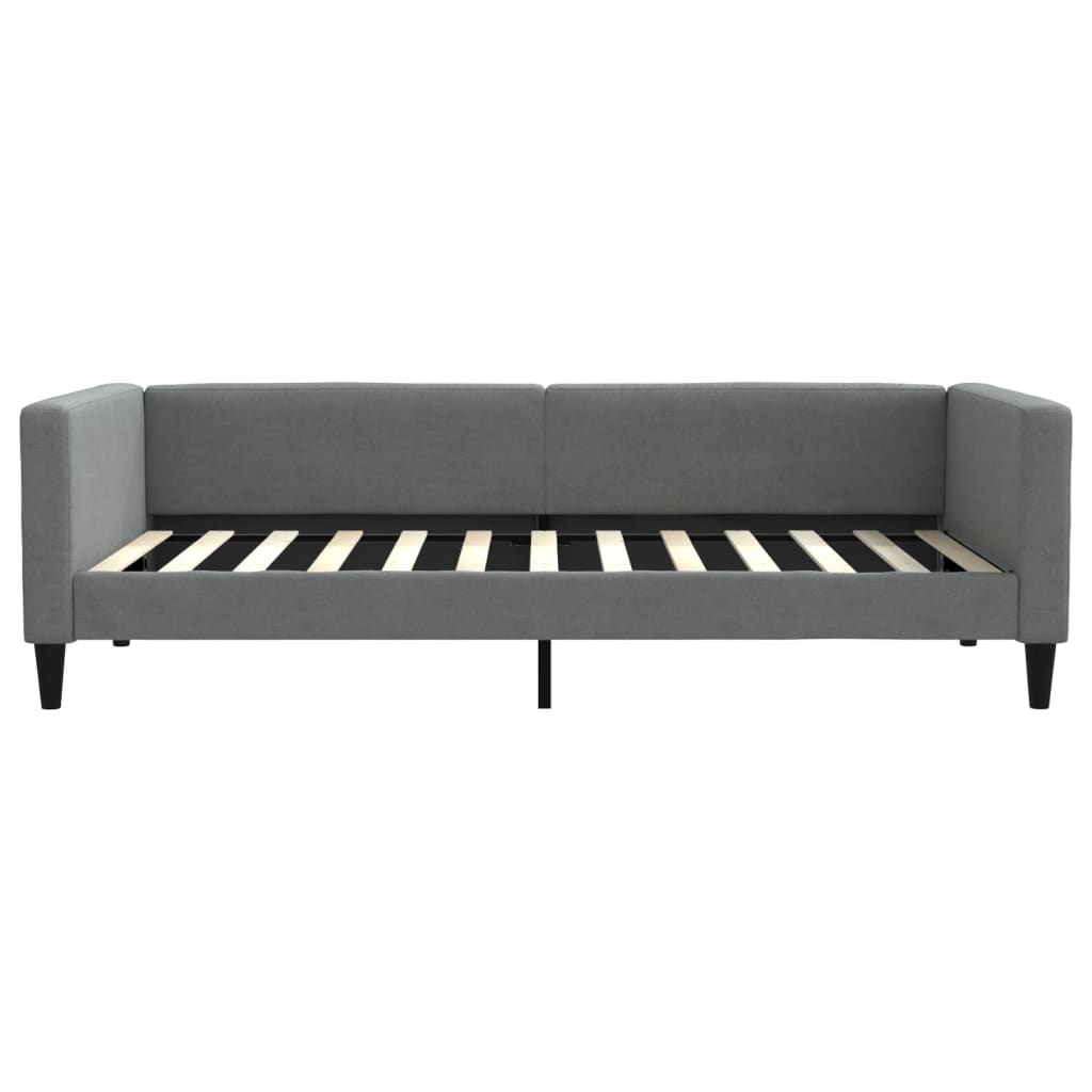 daybed 100x200 cm stof mørkegrå