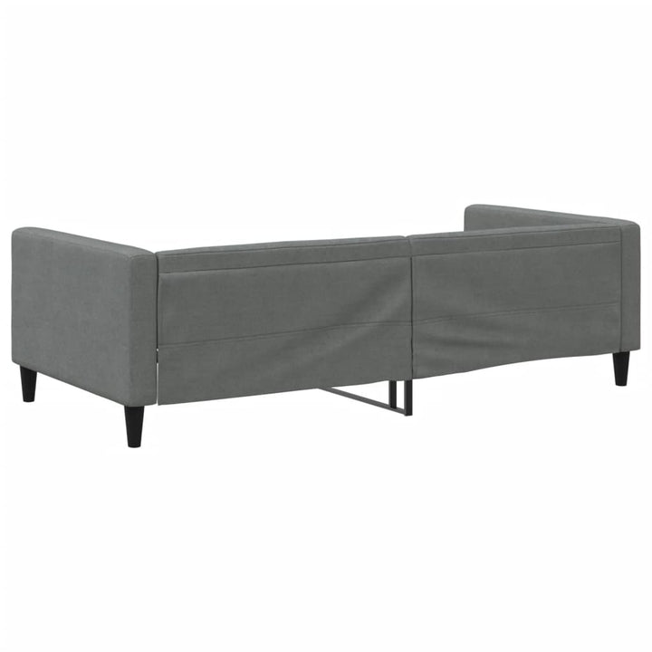 daybed 100x200 cm stof mørkegrå
