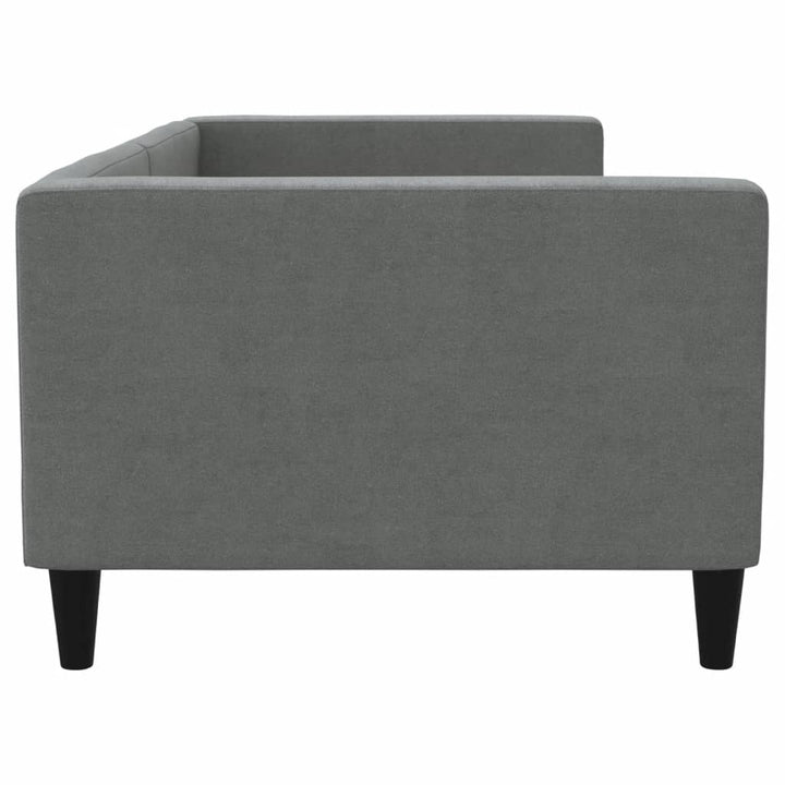 daybed 90x190 cm stof mørkegrå