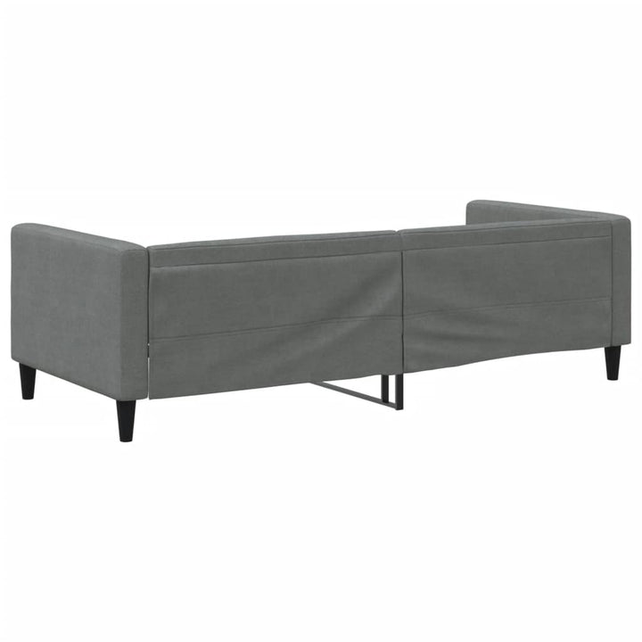 daybed 90x190 cm stof mørkegrå