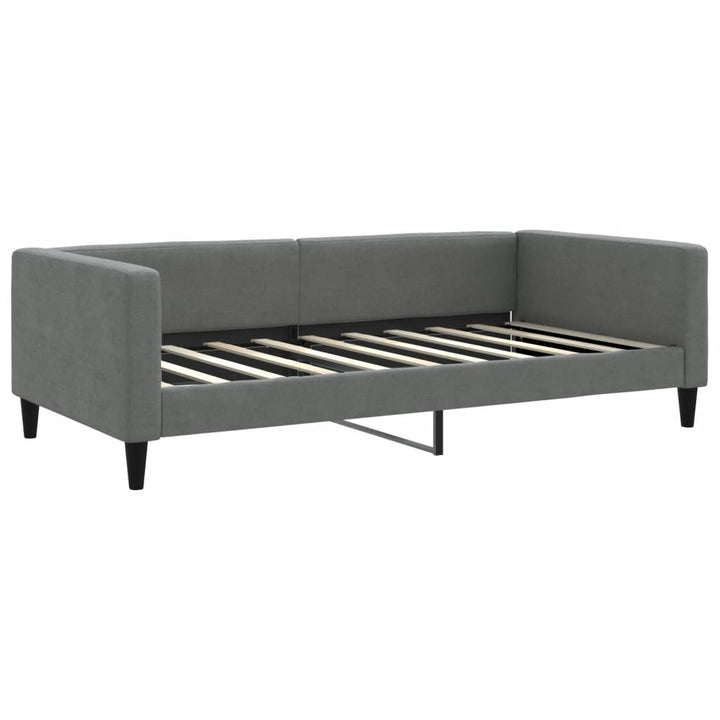 daybed 100x190 cm stof mørkegrå