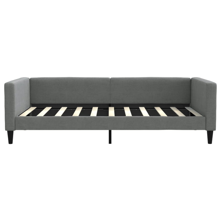 daybed 100x190 cm stof mørkegrå