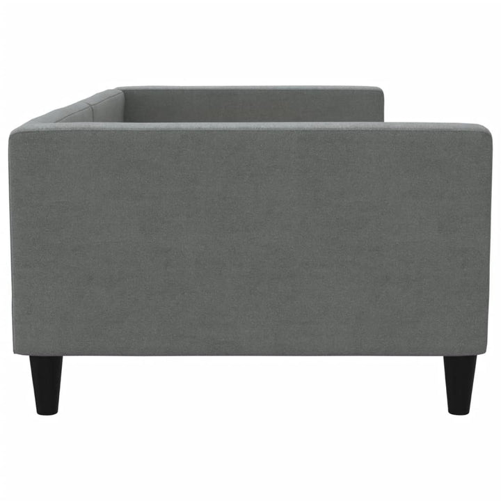 daybed 100x190 cm stof mørkegrå