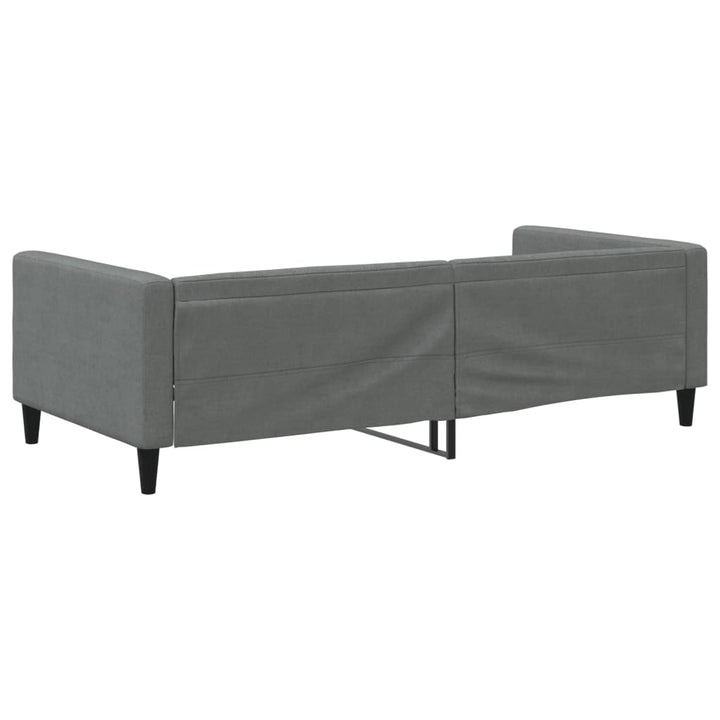 daybed 100x190 cm stof mørkegrå