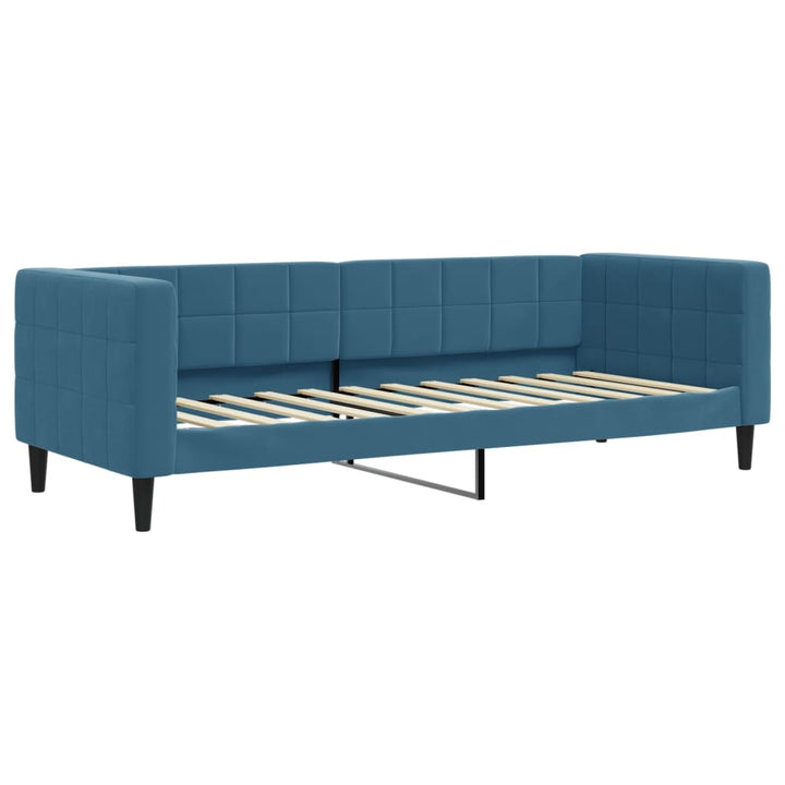 daybed 80x200 cm velour blå
