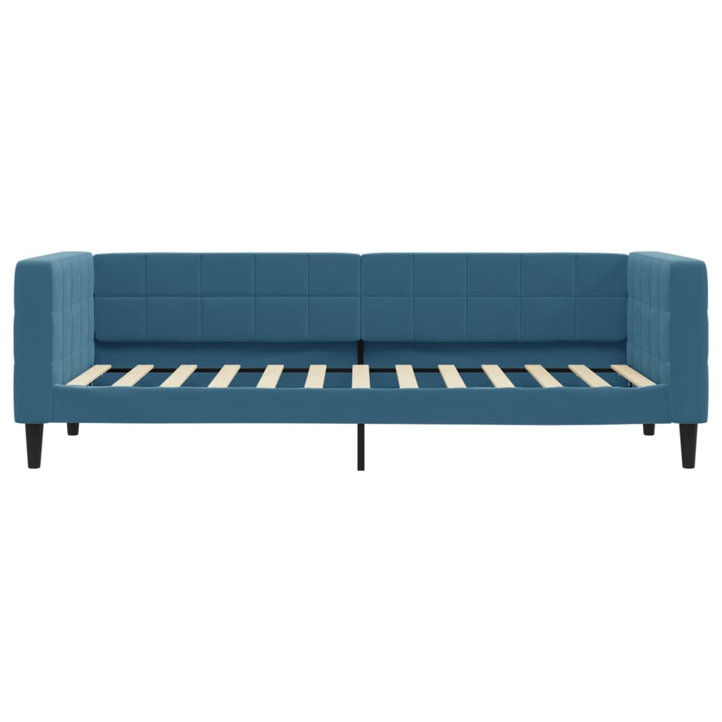 daybed 80x200 cm velour blå