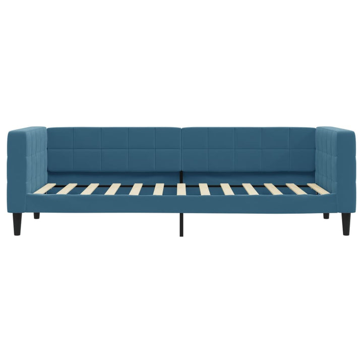 daybed 80x200 cm velour blå