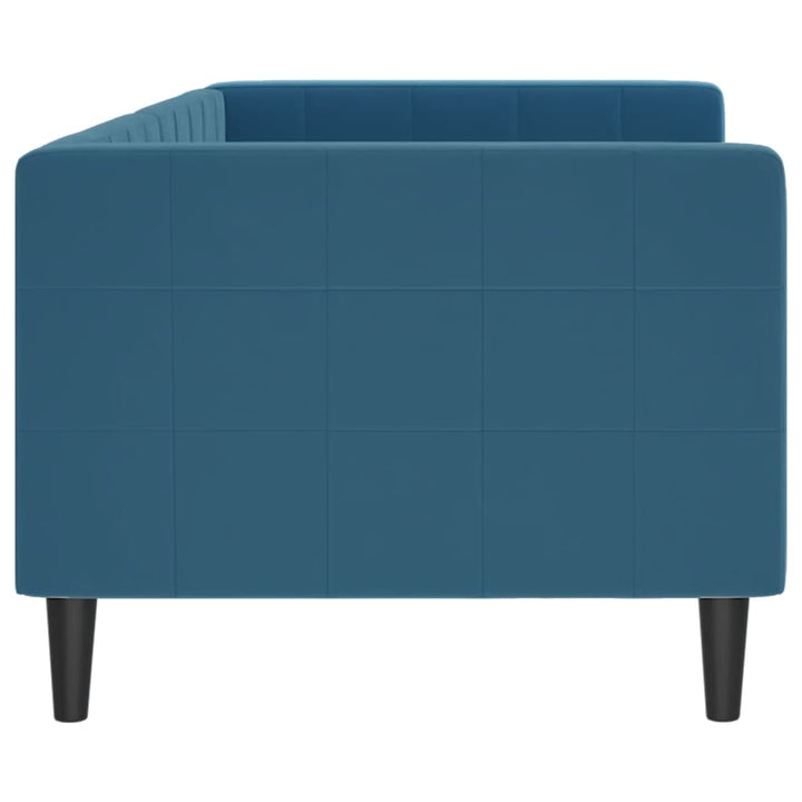 daybed 80x200 cm velour blå