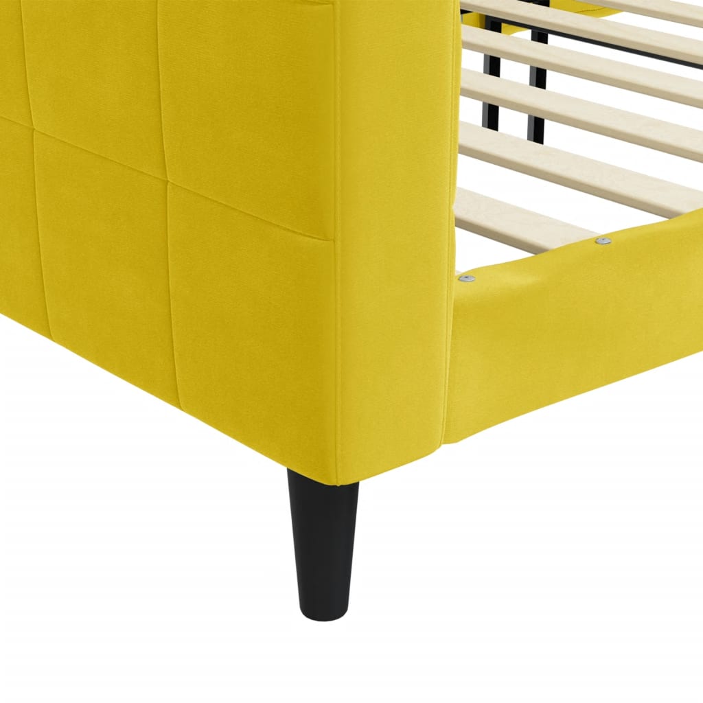 daybed 80x200 cm velour gul