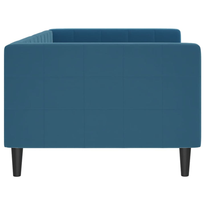 daybed 90x200 cm velour blå