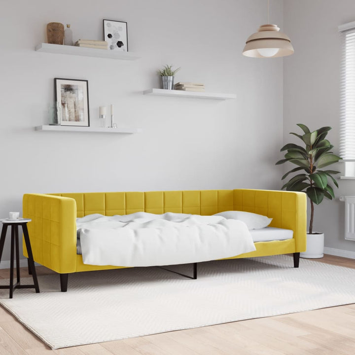 daybed 90x200 cm velour gul