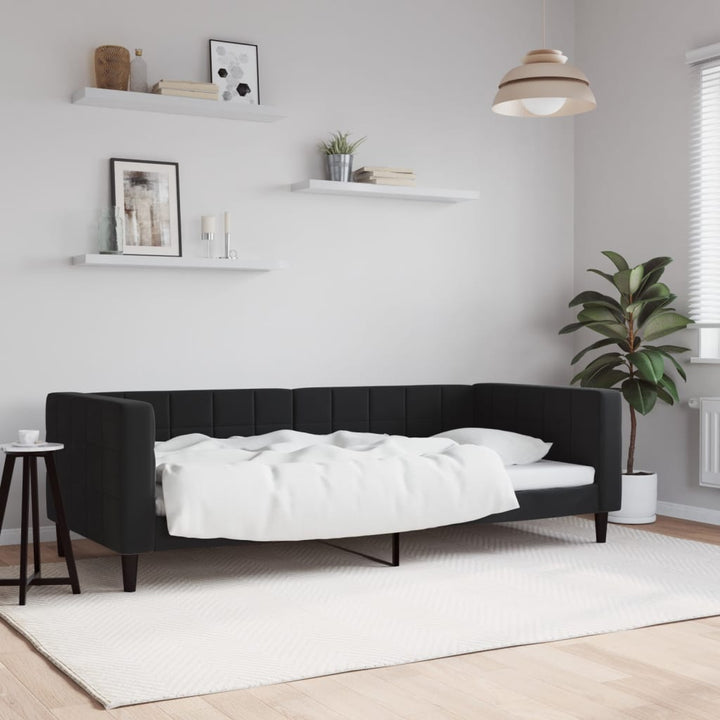 daybed 90x190 cm velour sort