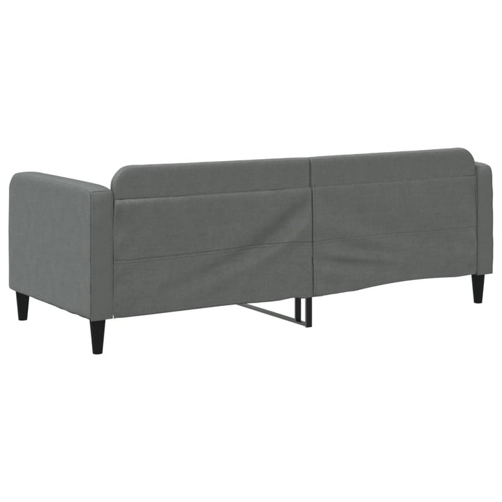daybed 80x200 cm stof mørkegrå