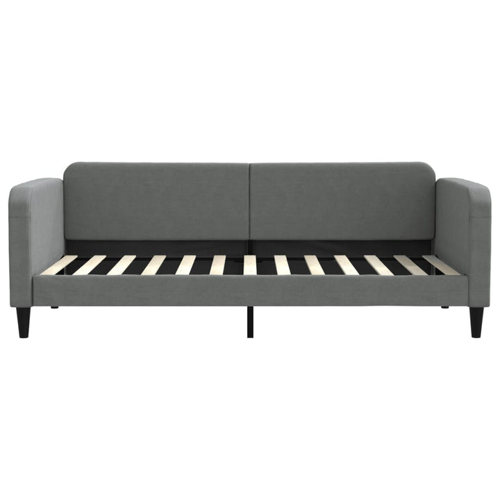 daybed 90x200 cm stof mørkegrå