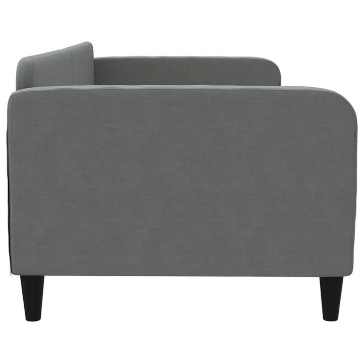 daybed 90x200 cm stof mørkegrå