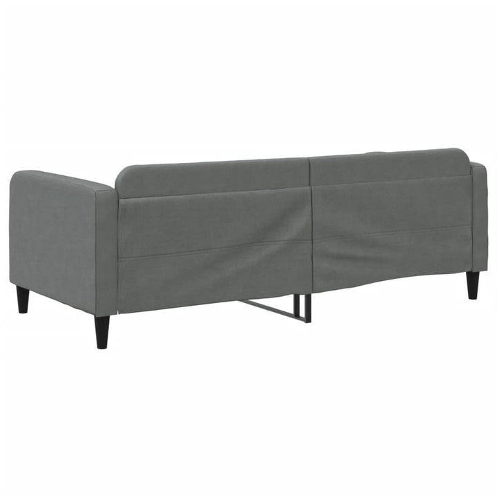 daybed 90x200 cm stof mørkegrå