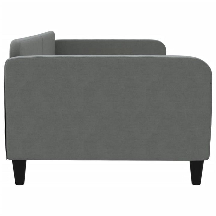 daybed 100x200 cm stof mørkegrå